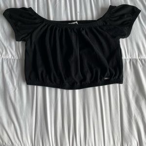 off the shoulder crop top